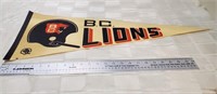 1970s B.C Lions one bar pennant