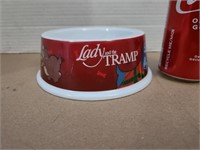 Lady and the tramp pet food dish