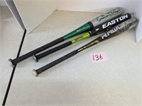 Lot of Aluminum Little League Bats