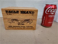 Eagle Brand wooden receipe box