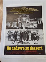 Un cadavre au desert movie french poster 1976