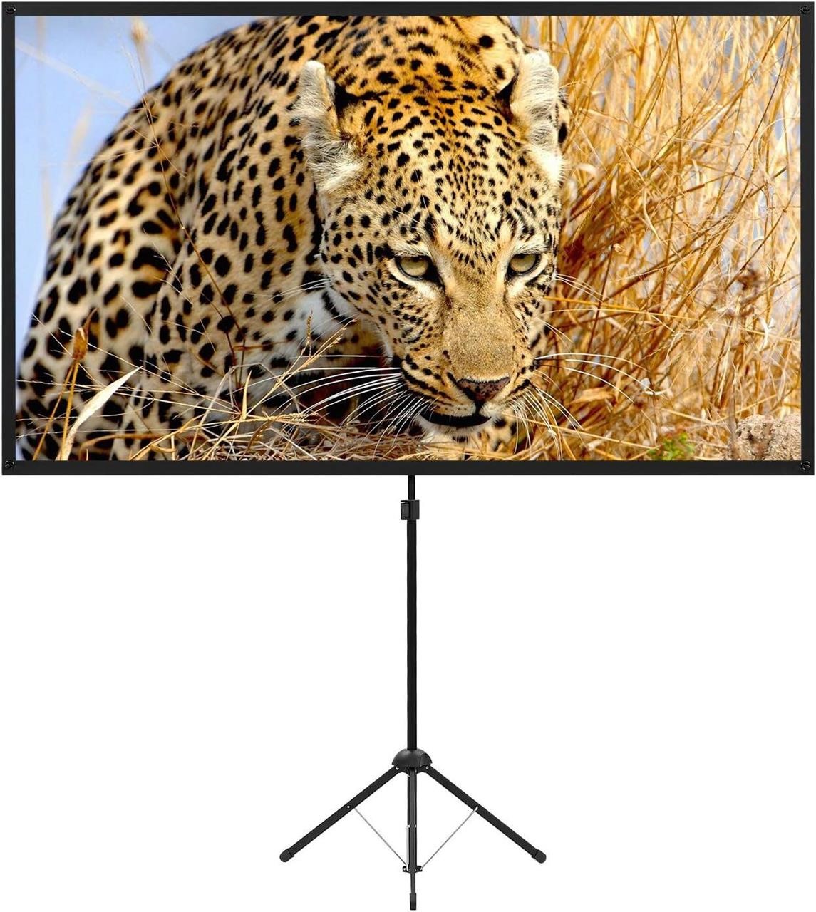 Portable Projector Screen  80 Inch  1.2 Gain