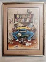 Framed Gary Patterson Genius at work