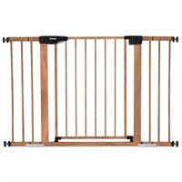 Metal Baby Gate  Wood Pattern  29-48'W  28'H