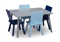 Delta Kids Table & Chair Set  Grey/Blue