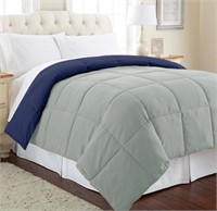 Amrapur Reversible Twin Comforter  Poly Fill