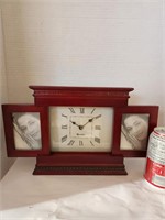 picture frame & mantle clock