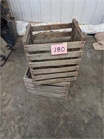 Pair of Wood Potato Crates