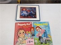 Raggedy Ann Books & Framed Print