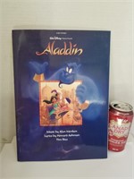 Aladdin piano and vocal musical sheet book