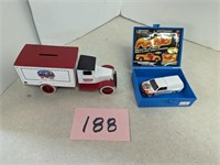 Campbell's Soup Truck Bank and Pockies Truck