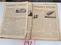 Old Bound Newspapers from 1929 Ect