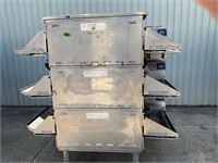 Middleby Marshall gas triple stack conveyor oven