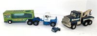 Metal Vehicles and One Toy Trailer