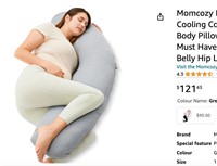 Momcozy Pregnancy Pillows with Cooling Cover