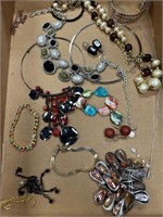 vibrant Mixed Costume Jewelry Collection 15+ Piece