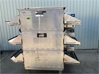 Middleby Marshall gas triple stack conveyor oven