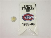 Bannière Coupe Stanley 1985-86 Centenaire,