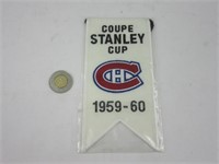 Bannière Coupe Stanley 1959-60 Centenaire,