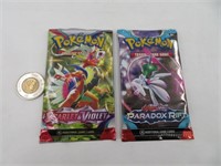 2 pack neufs de cartes Pokemon