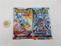 2 pack neufs de cartes Pokemon