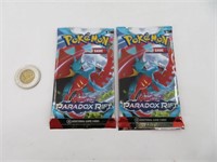 2 pack neufs de cartes Pokemon