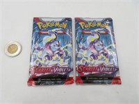 2 pack neufs de cartes Pokemon