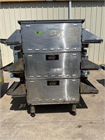 Middleby Marshall gas triple stack conveyor oven