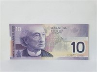 2001 $10 Dollar Canada No Security Strip