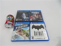 4 jeux pour Playstation 4 dont Batman