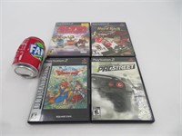 4 jeux pour Playstation 2 dont Dragon Quest