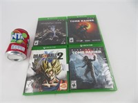 4 jeux pour Xbox One dont Dragon Ball
