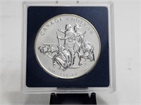 1990 Canada Silver $1 Brilliant Unc Capsule Kelsey
