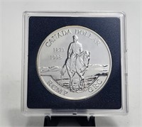 1998 Silver $1 Dollar Brilliant Unc Capsule RCMP