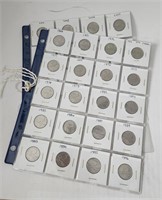 25 Cents Collection 1969-2011 Canada Set 30 Coins