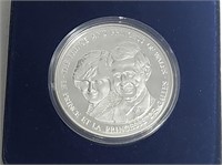 1983 Sterling Silver Princess Diana Wedding Medal