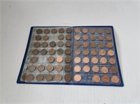 1940-1972 Canada Cent Album 70 Coins