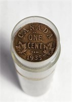 1935 Canada Cents George V Tube