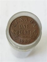1932 Canada Cents George V Tube
