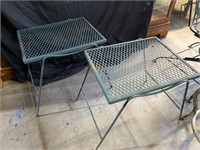 2 Wrought Iron Patio Tables