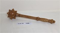 ANTIQUE WOODEN MACE - RESERVE $50