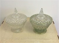 Covered Candy Dish Lot