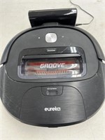 Eureka Groove Robot Vacuum (powers on)