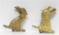 Canadian Armed Forces 48th Eagle Collar Badge Pair