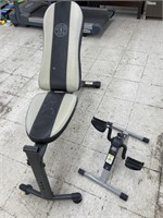 Gold’s Gym Workout Bench / Peddle Workout