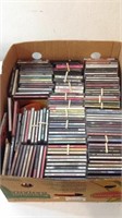 Box full of CD's and Cassettes