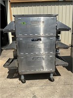 Middleby Marshall gas triple stack conveyor oven