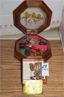 MISC JEWELRY AND TRINKET BOX