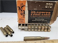 Vintage Frontier 270 Winchester 16 Rounds Of Ammo