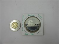 Dollar Canada 1886-1986 silver, non circulé